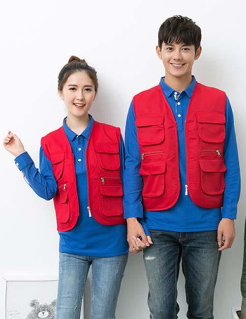 多口(kou)袋拉(la)鏈(lian)工程(cheng)馬甲